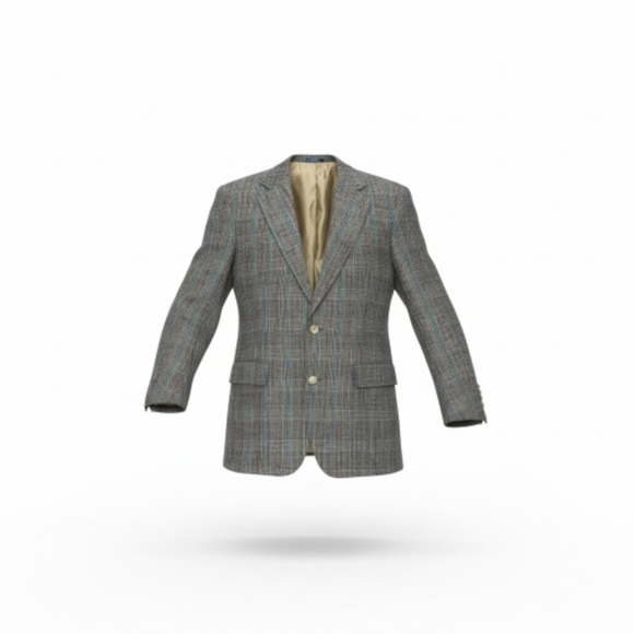 Polo Ralph Lauren Other - Polo Univeristy Club By Ralph Lauren Gray and Tan Plaid Blazer